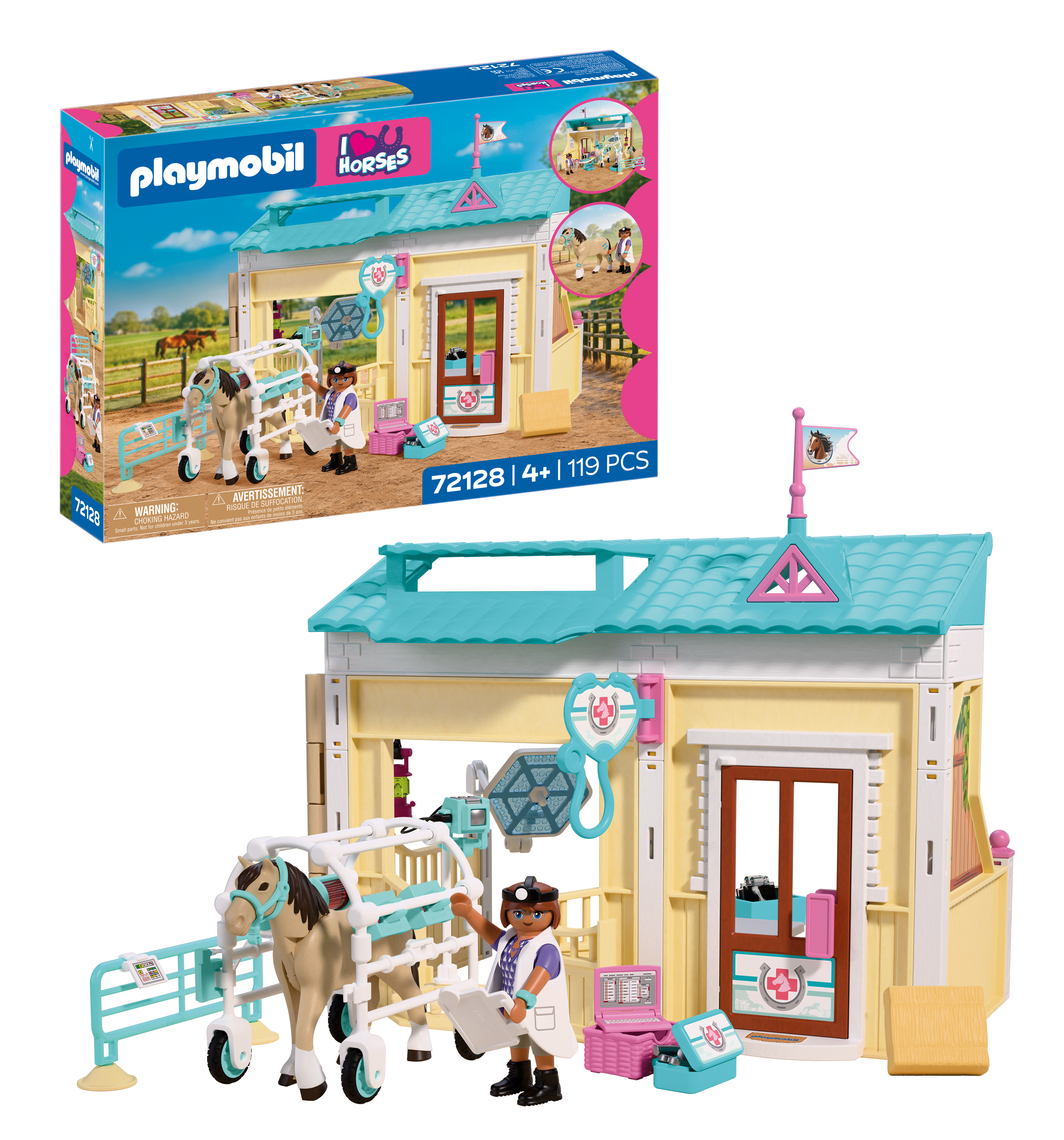 Playmobil Jeg elsker heste - Dyreklinik Playmobil 72128