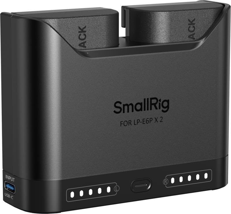 SmallRig 5484 Turbo Charging Kit for LP-E6NH Camera Batteries Kamera Tilbehør