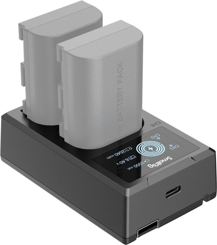 SmallRig 4084 Battery Charger For LP-E6 Batteries Kamera Tilbehør