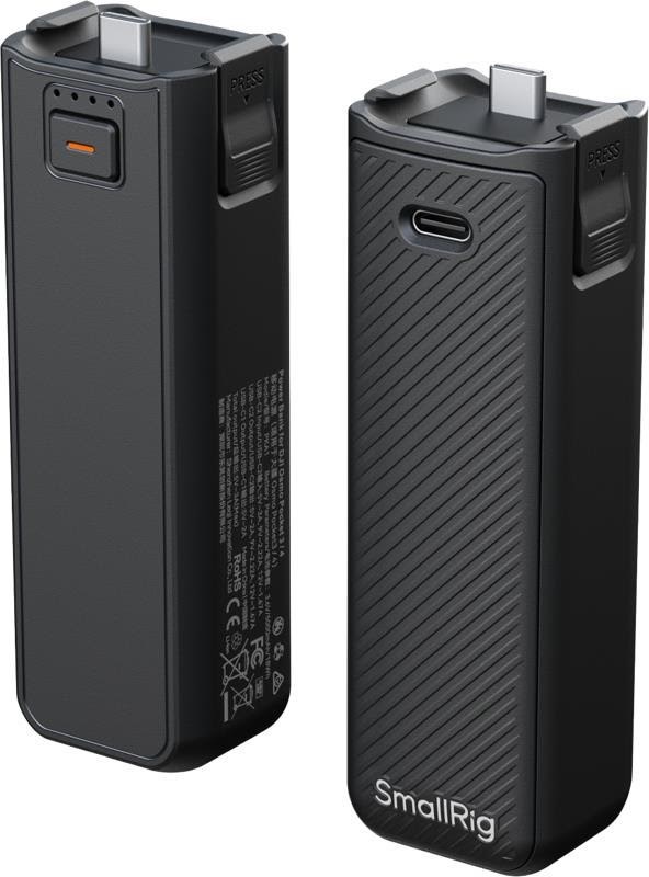 SmallRig 5705 Power Bank for DJI Osmo Pocket 3 / 4 Kamera Tilbehør