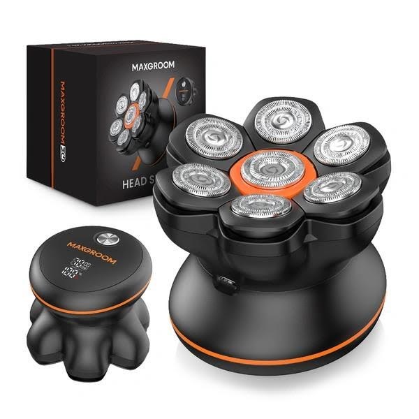 MAXGROOM Barbermaskine JK-1688 Electric Shaver for Head and Beard - Black