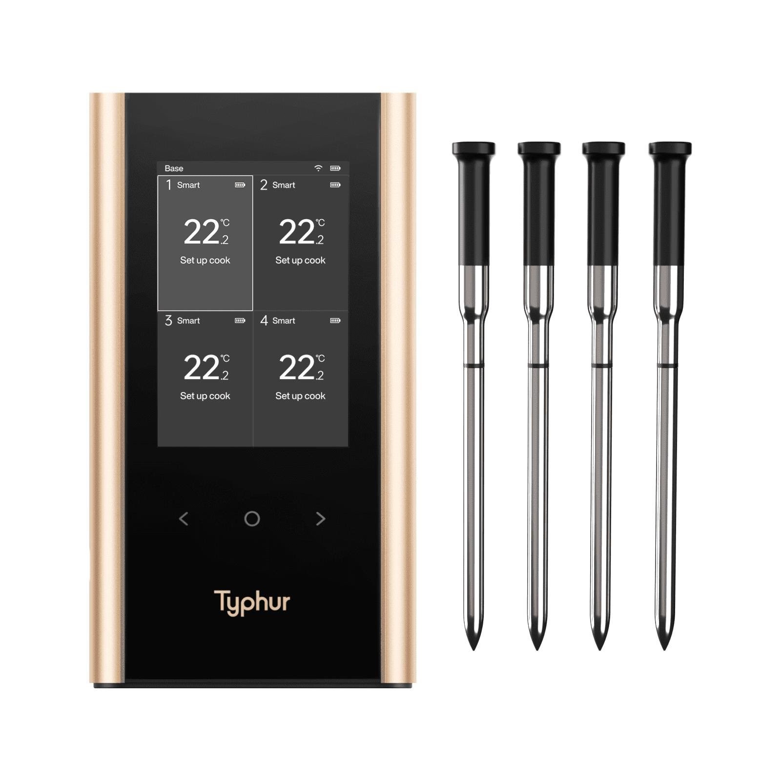 Typhur Sync Gold Quad Grill Og Tilbehør WT04