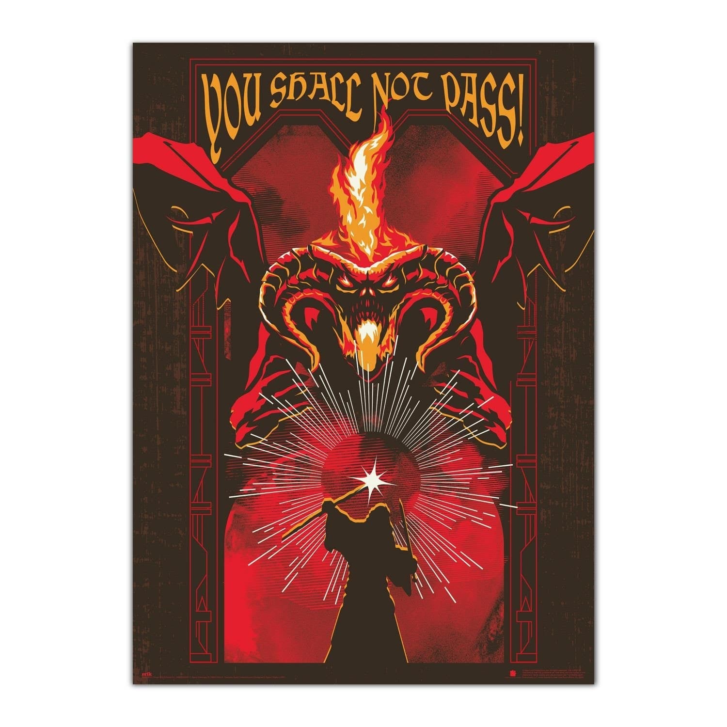 Grupo Erik - Balrog Luminescent Poster - Plakat Merchandise GPEPR011