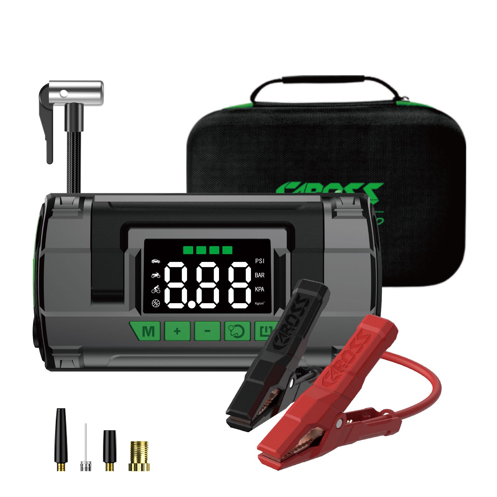 CAROSS T14 Pro Jump Starter with Air Compressor Biltilbehoer