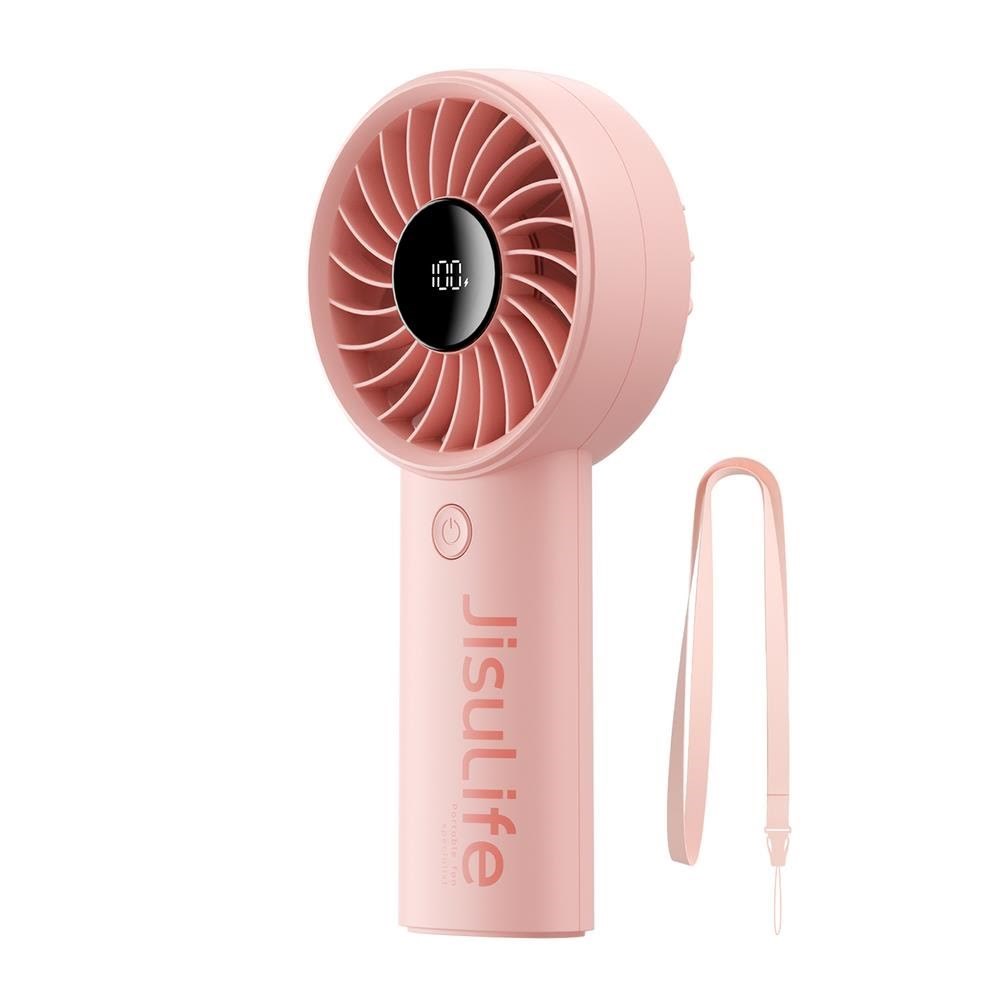 Jisulife Handheld Fan Life4 3600mAh Portable USB Fan - Pink Klimaventilator 6975061536758