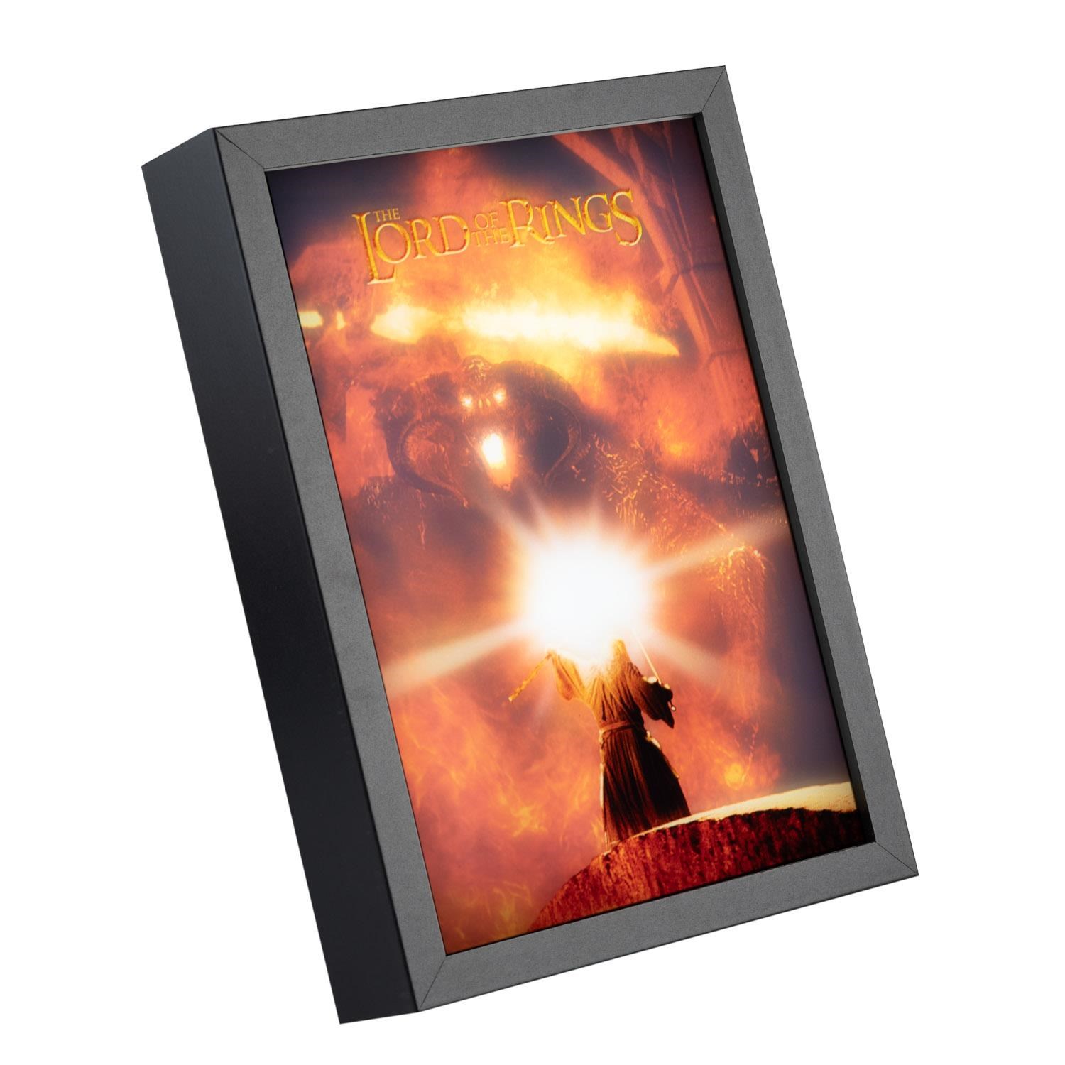 Lord of the Rings - LED Framed Print - Billede Merchandise LR004