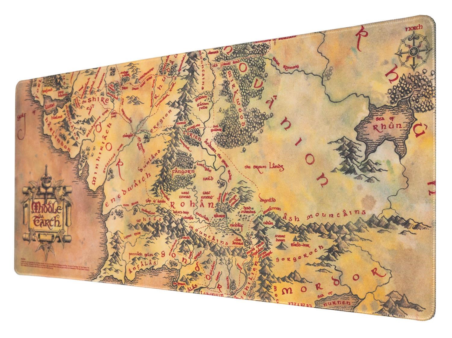 Lord of the Rings Middle Earth XL Mouse Mat Musemåtte Beige MGGE020