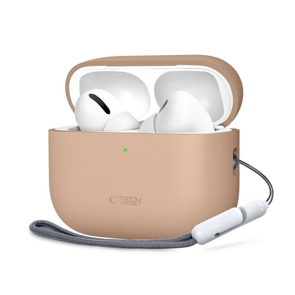 Tech-Protect Silicone Case for AirPods Pro 3 - Beige Mobilcover 5906302333035