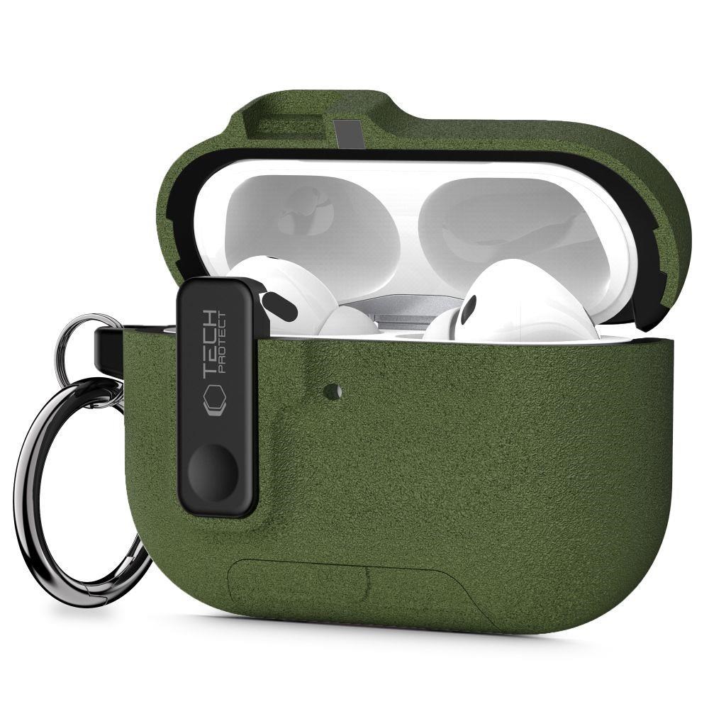 Tech-Protect Slim Hook Case for AirPods Pro 3 - Green Mobilcover 5906302333271
