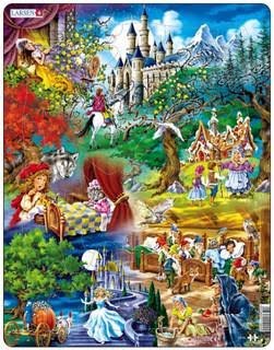 Larsen Puzzles Puzzle Grimm's Fairy Tales - 33 pieces Maxi (36.5x28.5 cm) 2D Puslespil
