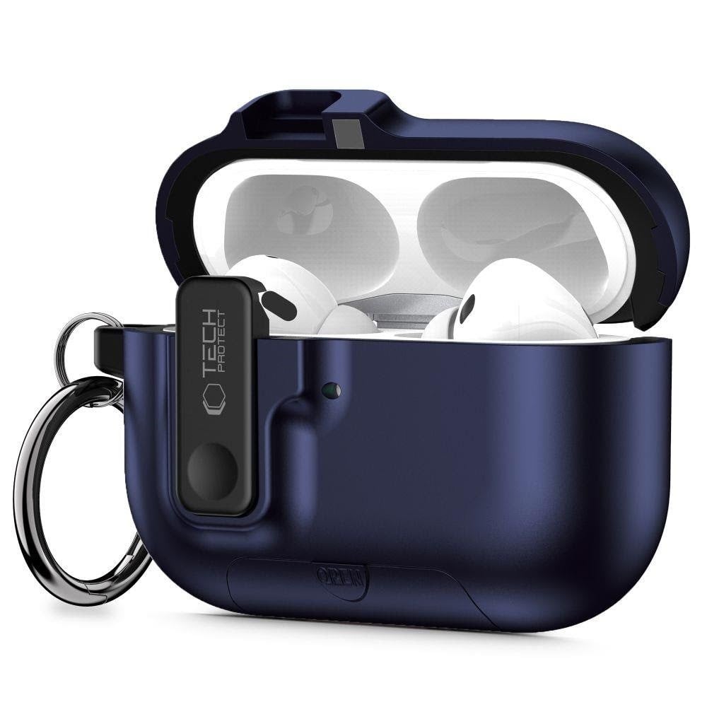 Tech-Protect Slim Hook Case for AirPods Pro 3 - Navy Blue Mobilcover 5906302333295