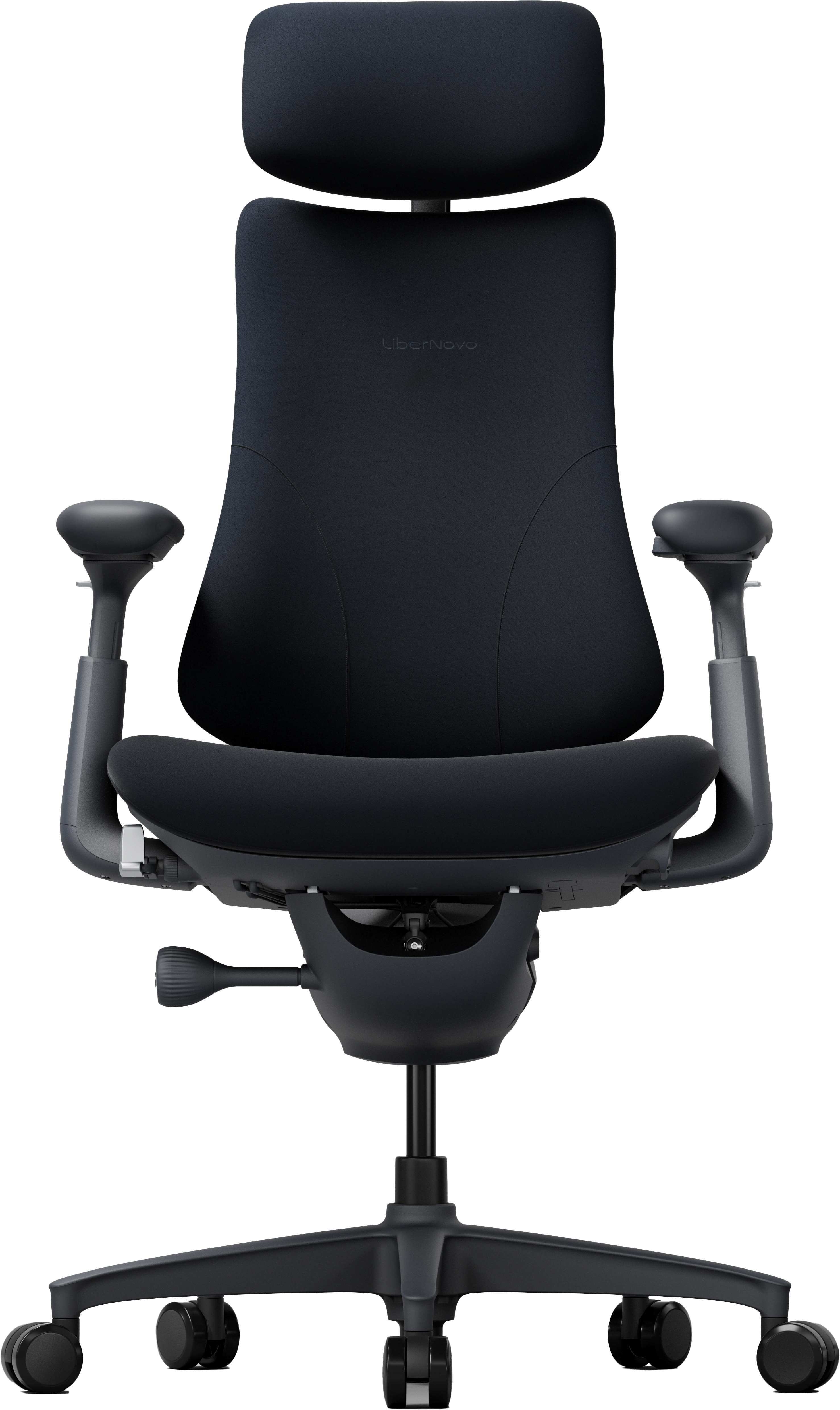 LiberNovo Omni Ergonomisk Stol - 48 cm - Sort - Op til 135 kg Gamerstol OC1SQLO