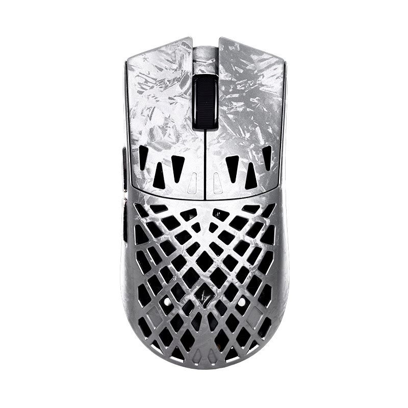 ATK Blazing Sky GHOST Ultimate Hollow Carbon Fiber Wireless Gaming Mouse - Gaming Mus - Optisk - 5 knapper - Sølv