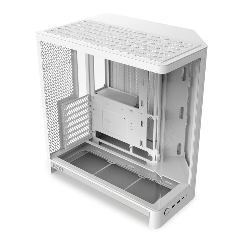 NZXT H6 (2026) - All White - Kabinet - Miditower - Hvid Kabinet CC-H62FW-01