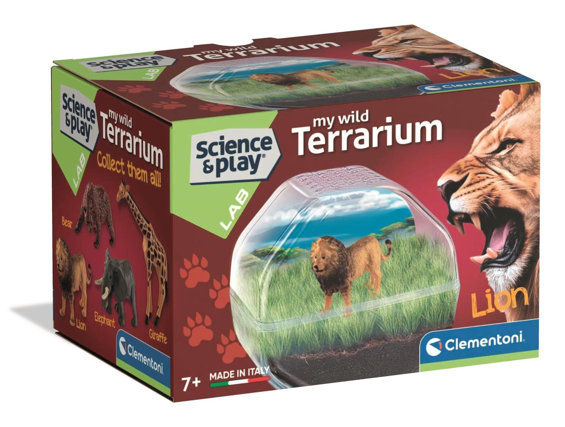 Clementoni Mini Terrarium Lion Kreativt Legetøj 18389