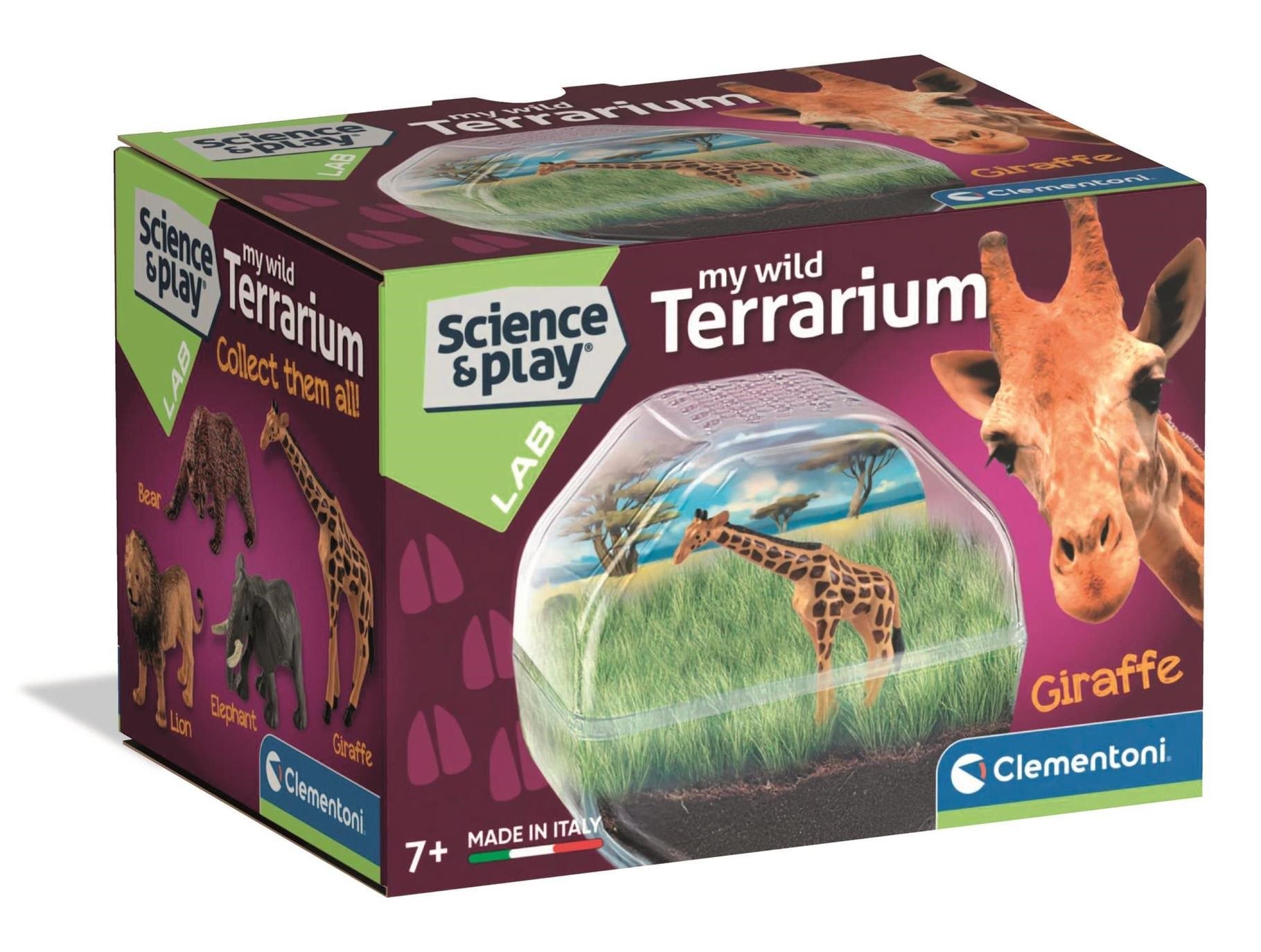 Clementoni Mini Terrarium Giraffe Kreativt Legetøj 18390