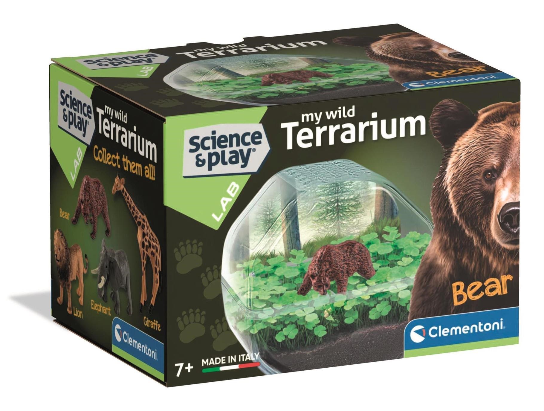 Clementoni Mini Terrarium Bear Kreativt Legetøj 18392