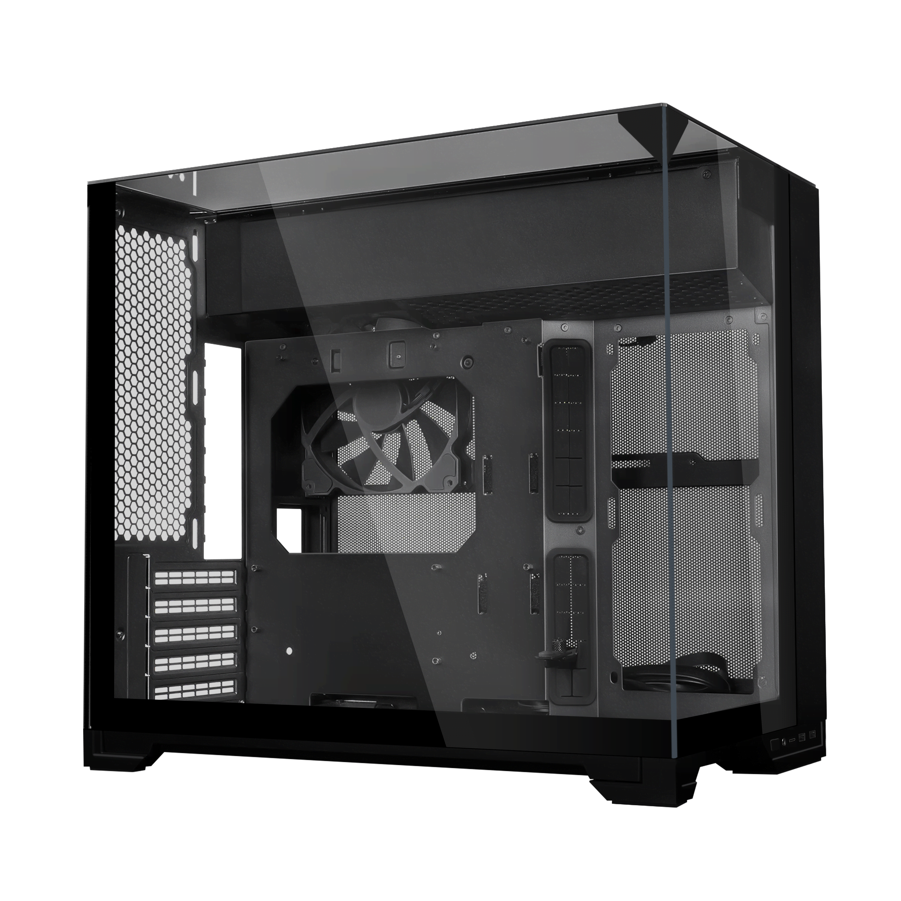 Lian Li O11 Vision-M Black - Kabinet - Miditower - Sort Kabinet G99.O11VMX.00