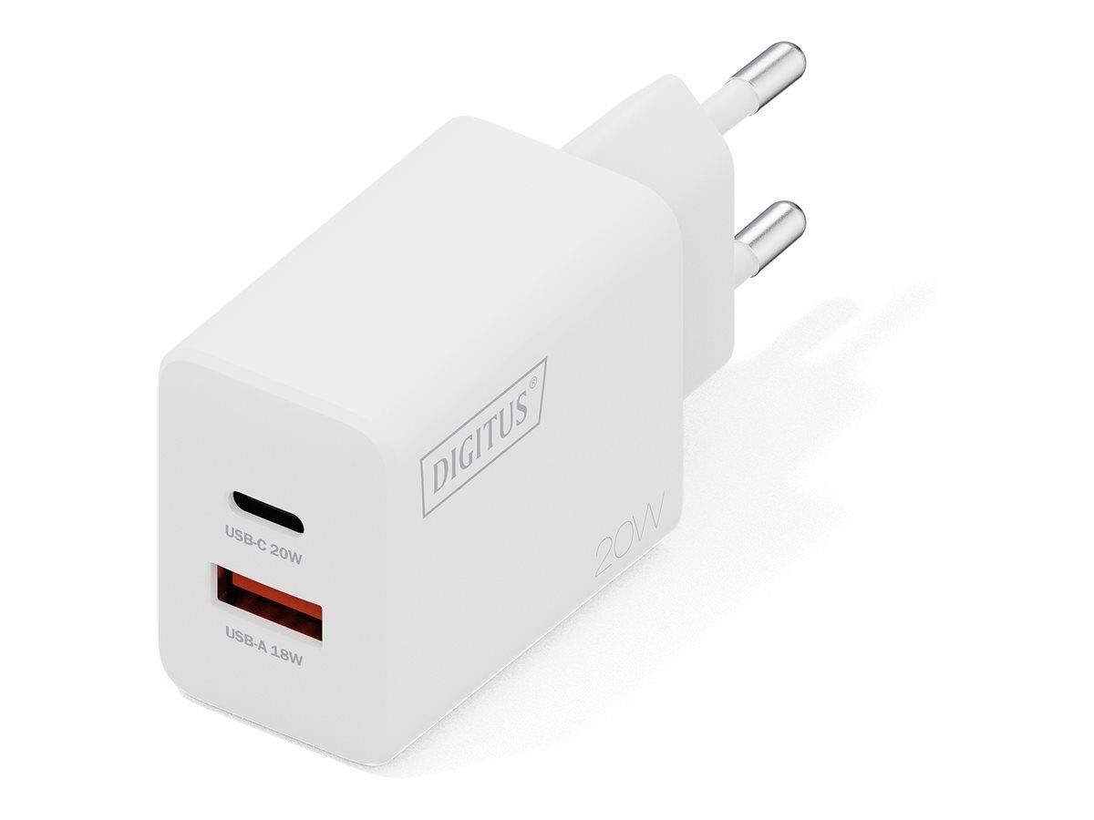 DIGITUS power adapter - USB-C USB - 20 Watt Mobil Oplader DA-10300
