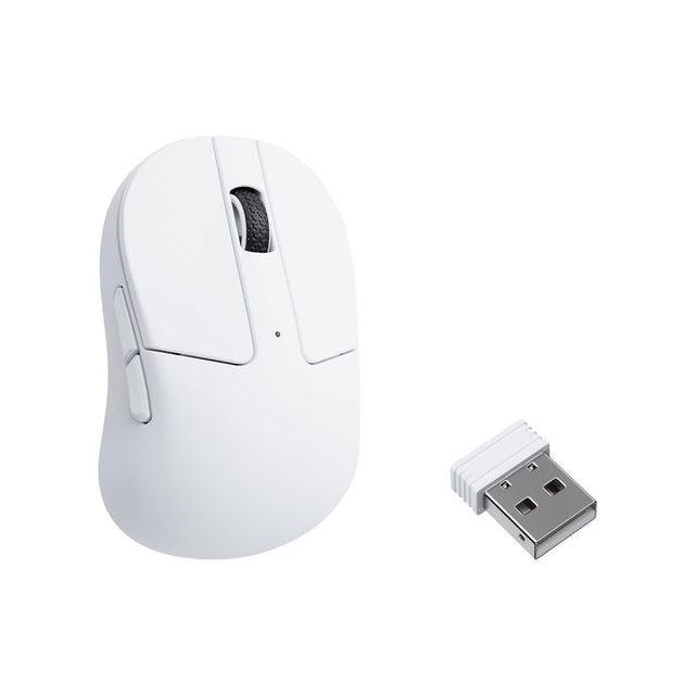 Keychron M4 8K Wireless - Gaming Mus - Optisk - 5 knapper - Hvid Mus M4-A24