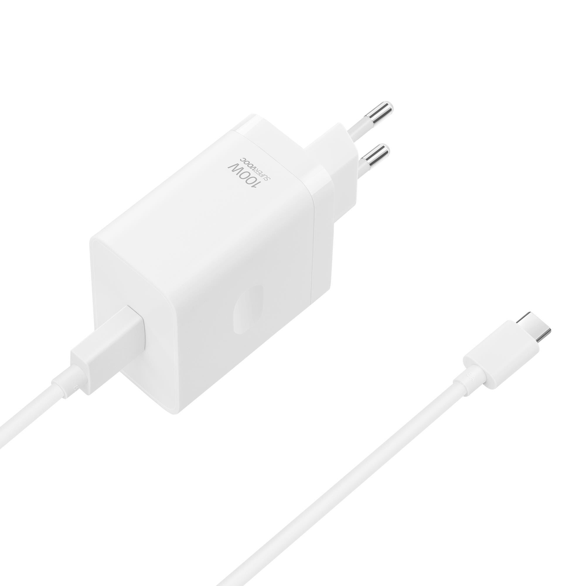 OPPO SUPERVOOC 100W USB-A Power Adapter - White Mobil Oplader 110110230185
