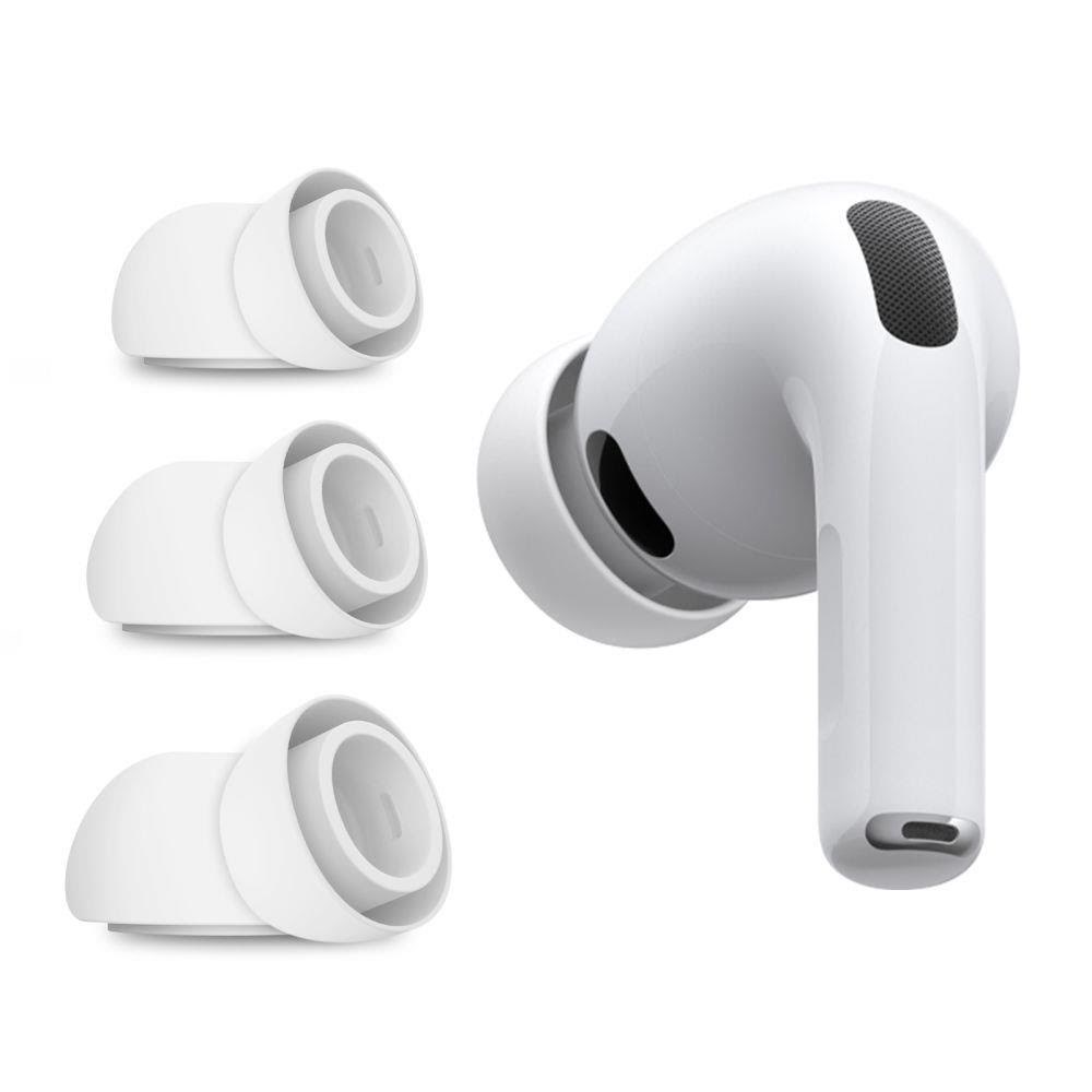 Tech-Protect Ear Tips for AirPods Pro 3 in sizes S / M / L 3-pack - white Mobil Tilbehør 5906302335565