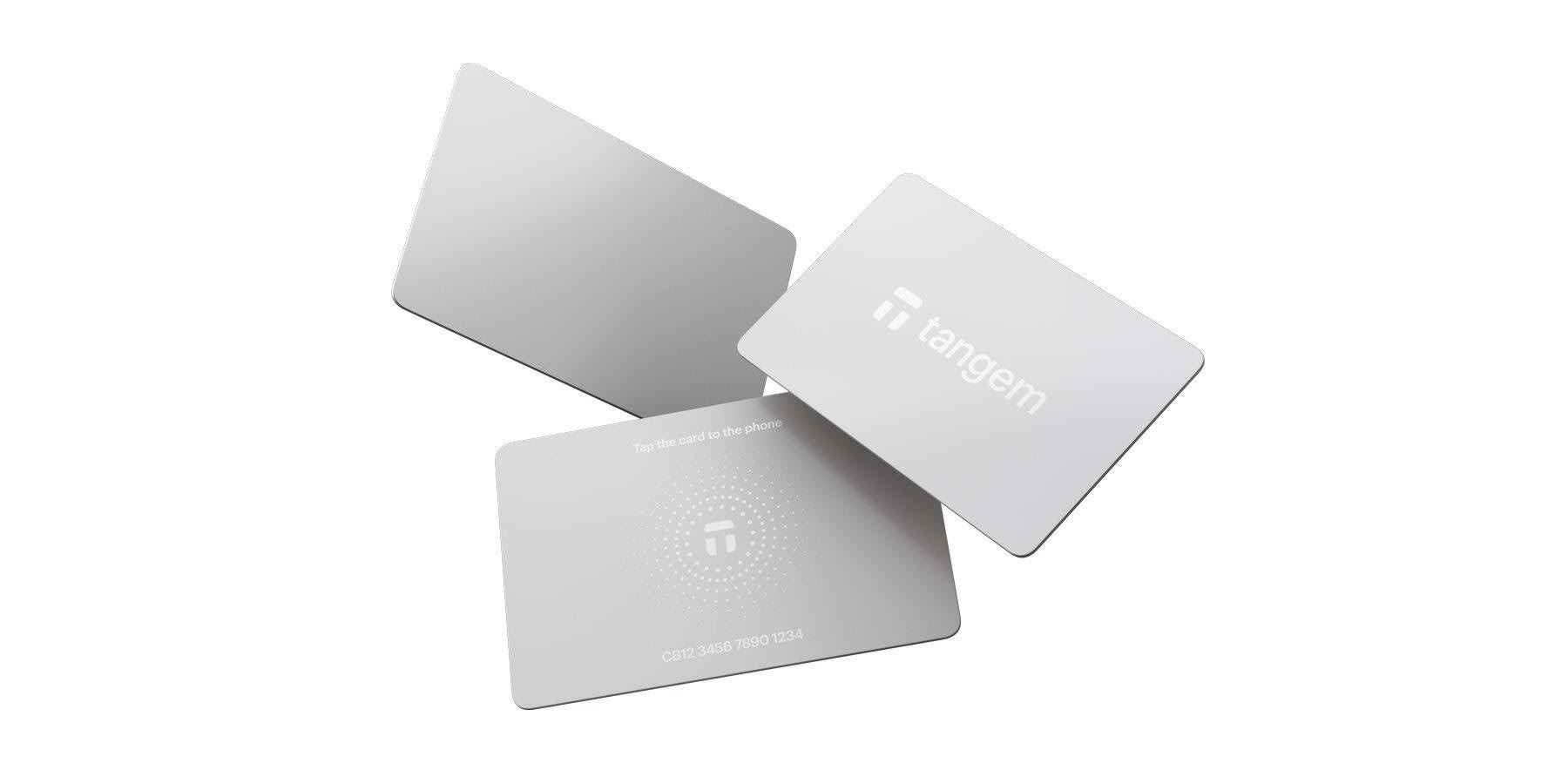 Tangem Wallet - 3-card Set - White Stealth Systemtilbehør TG-WSTEALTH