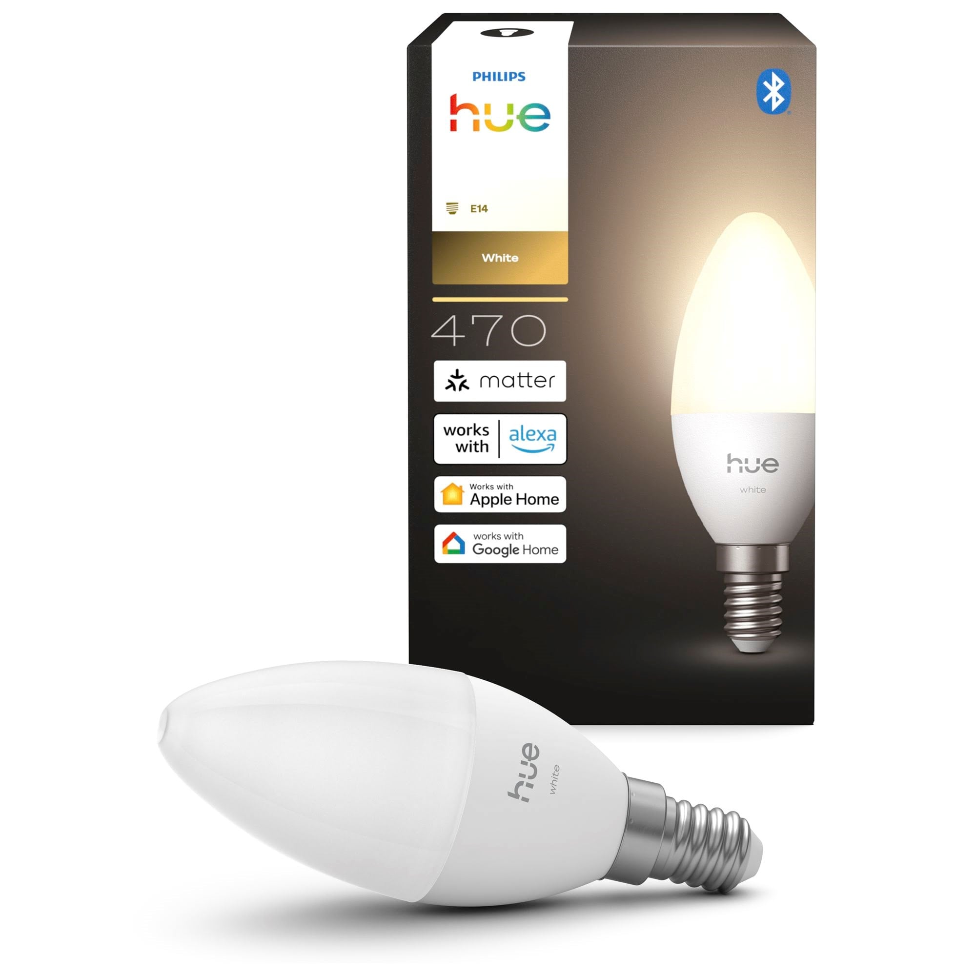 Philips Kerte - E14 pære - White - 1-pakke Smart Home 929004295901