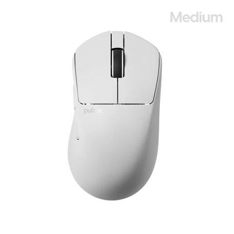 Pulsar X3 CrazyLight Medium Wireless (Uyuni White) - Gaming Mus - Optisk - 5 knapper - Hvid