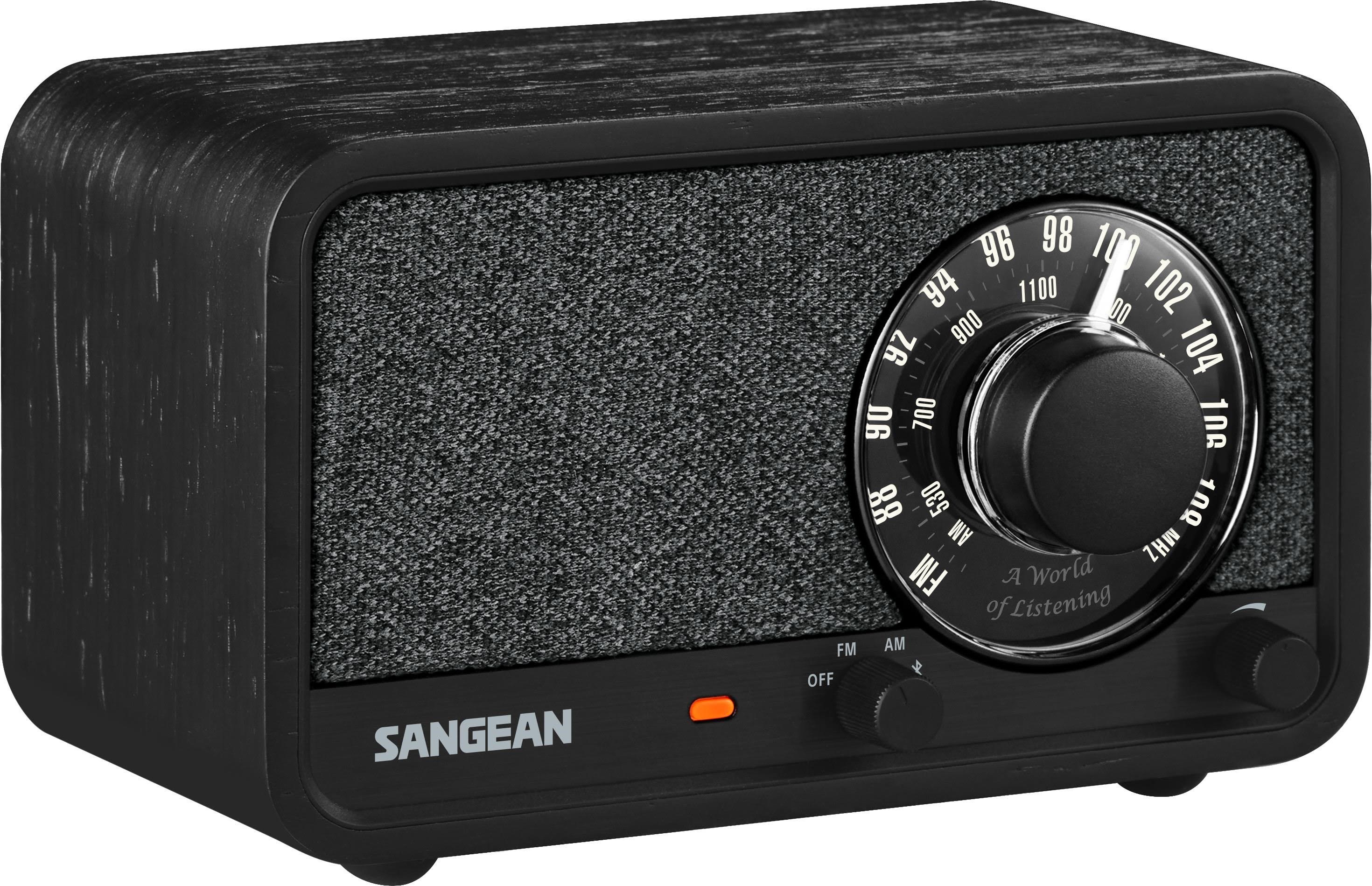 Sangean WR-8 AM/FM/Bluetooth Radio Midnight Oak - AM/FM - Mono - Eg/sort