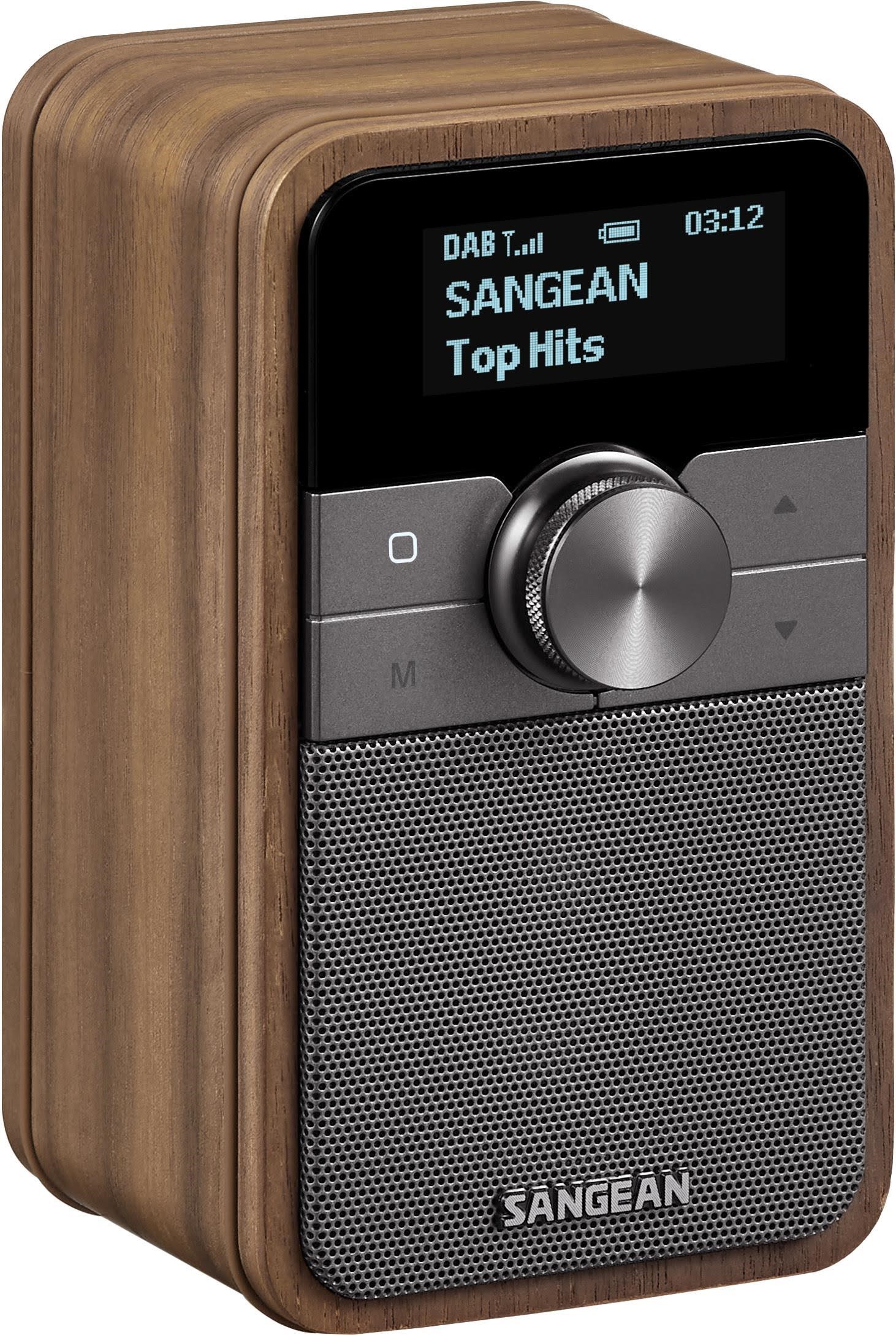 Sangean DDR-8 DAB+/FM-RDS/Bluetooth Radio Vintage Walnut - DAB+/FM - Mono - Valnød Radio A500551