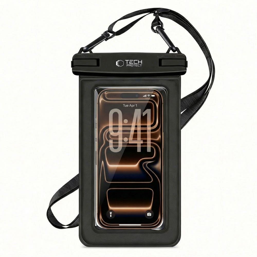 Tech-Protect UWC7 Waterproof Case 6.9" - Black Mobilcover 5906302340026