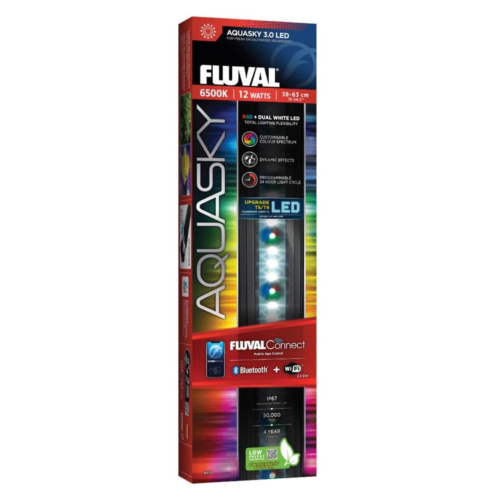 FLUVAL Aquasky 3.0 LED w/WiFi & BT, 12W, 38-63 cm Fisk H16650