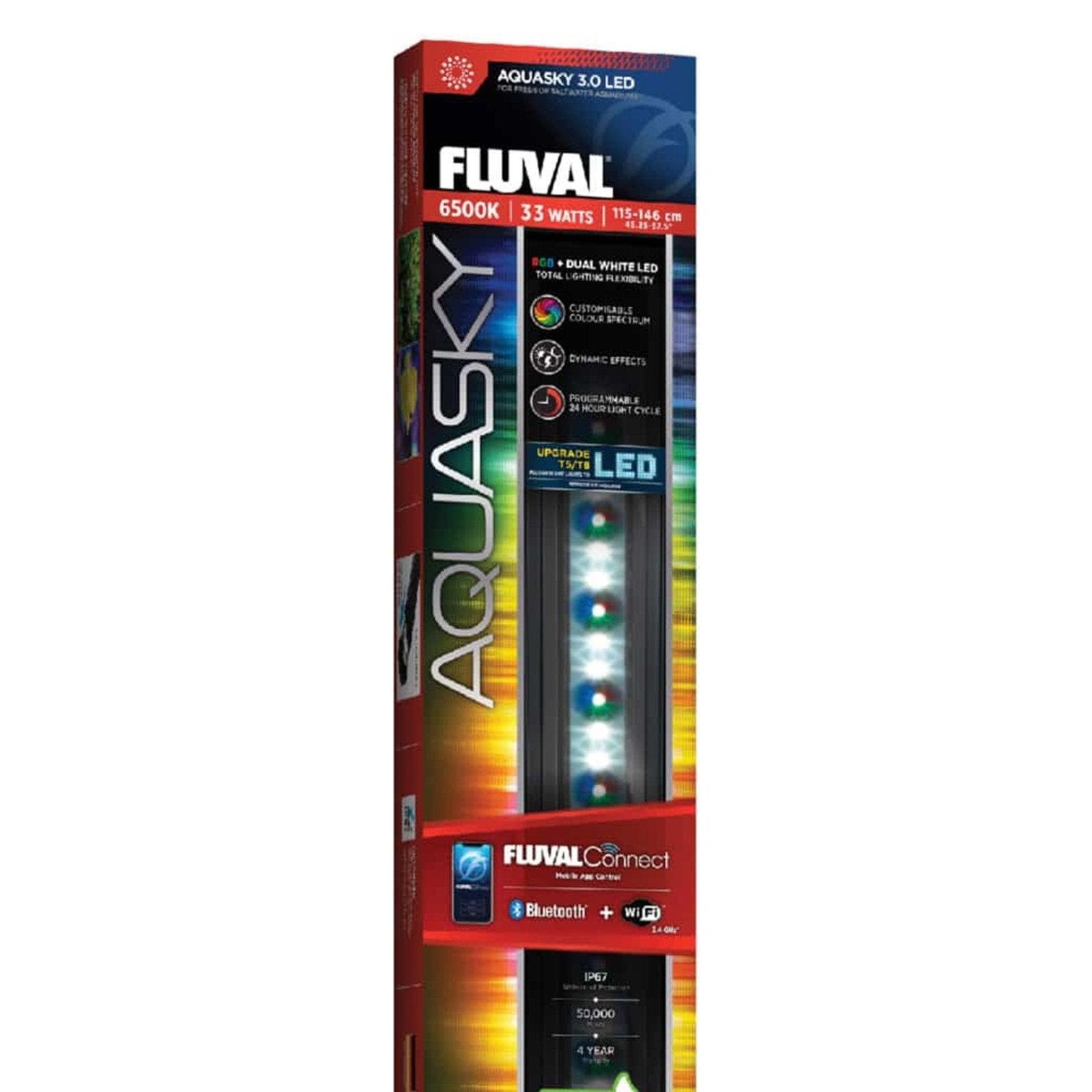 FLUVAL Aquasky 3.0 LED w/WiFi & BT, 30W, 115-146 cm Fisk H16656
