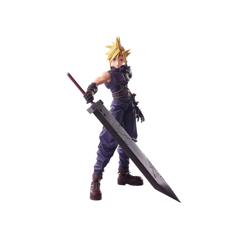 Square Enix - Final Fantasy VII - Cloud Strife (Digital Plus Edition - Bring Arts Action Figure) - Figur Merchandise 4988601367752