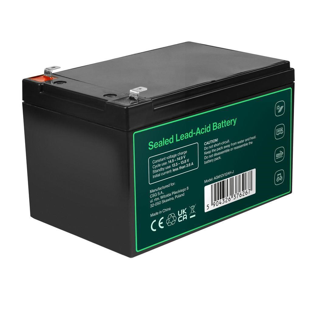 Green Cell AGM12V12AH-J - AGM 12V/12Ah Ups