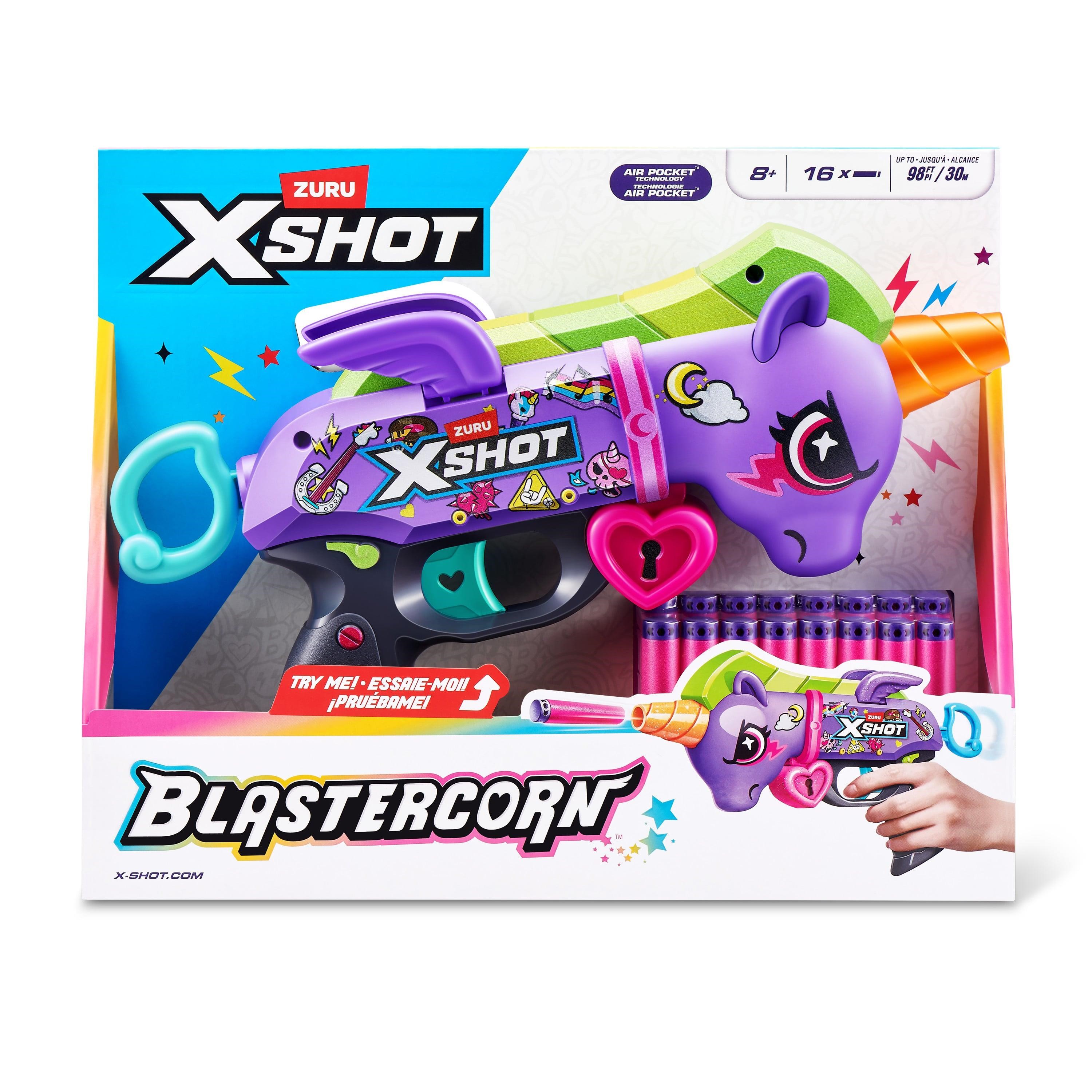 X-shot Blastercorn Dark Unicorn (16 Darts) Legetøjsvåben 36882
