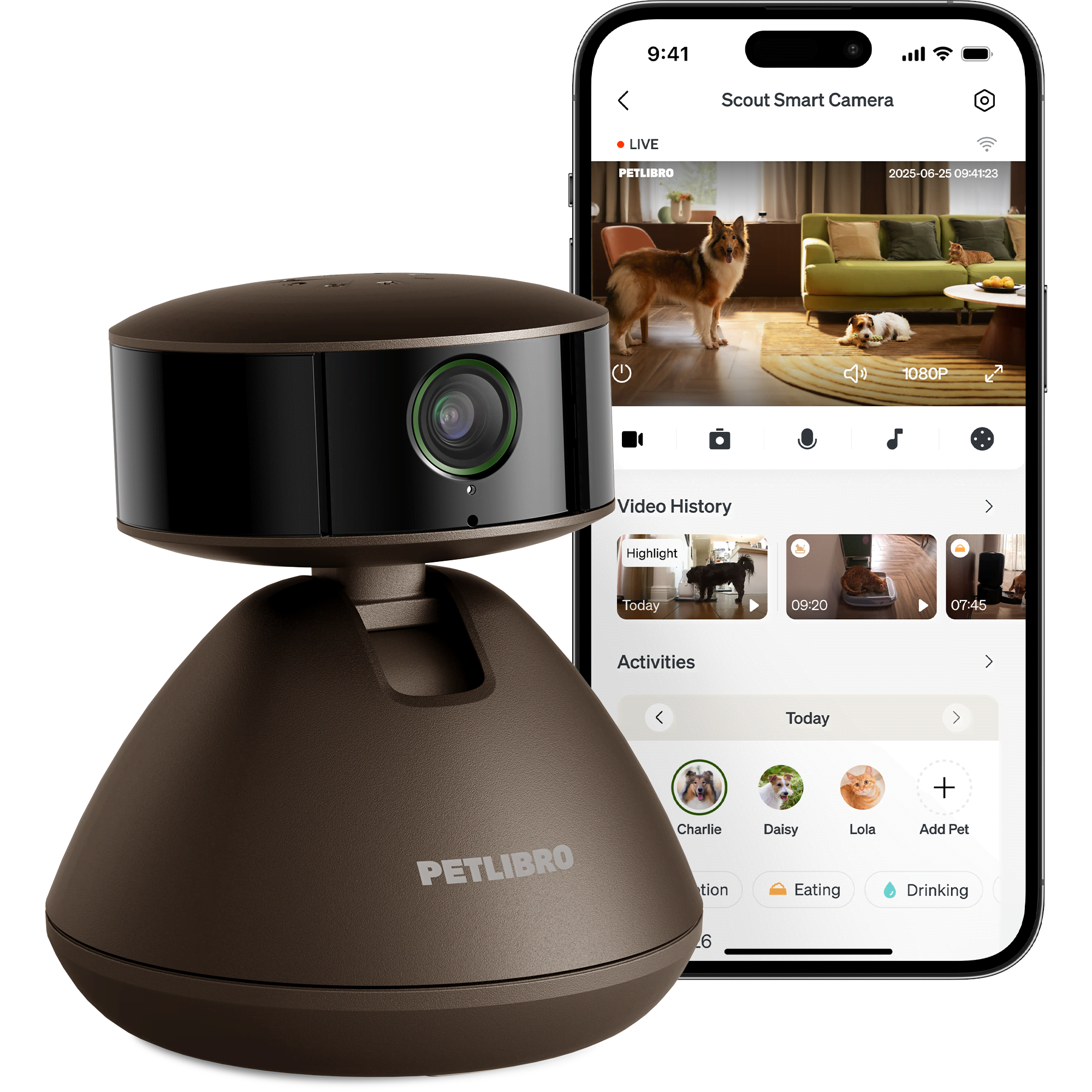 Petlibro SCOUT AI CAMERA Hundeudstyr PL-PCO001-91C