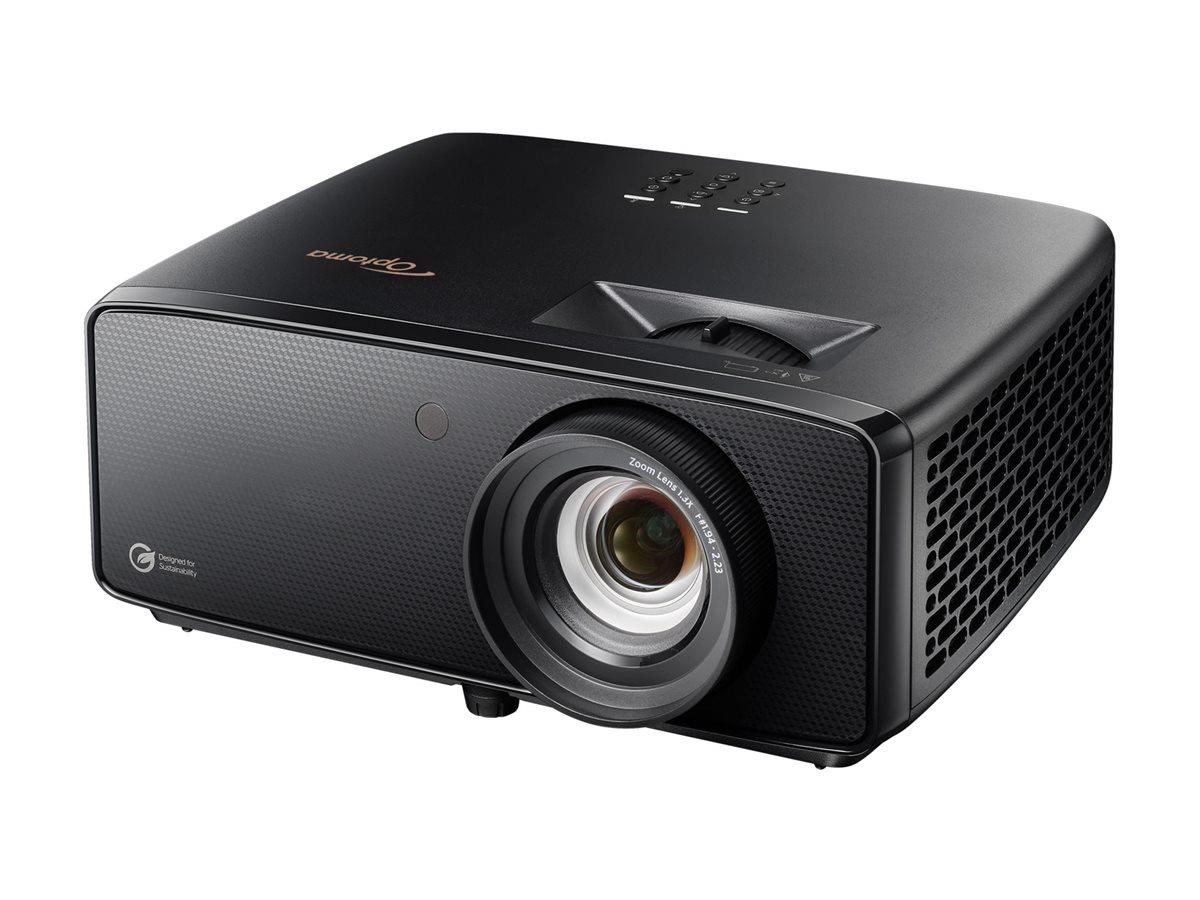 Optoma Projektor UZ38X - 3840 x 2160 - 3800 ANSI lumens Projektor Sort E3P7P61E1112