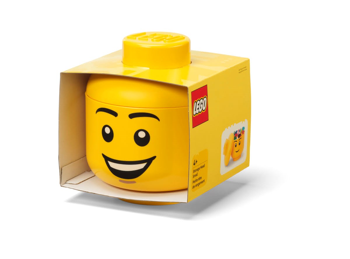 LEGO STORAGE HEAD (SMALL) - HAPPY BOY 40310812