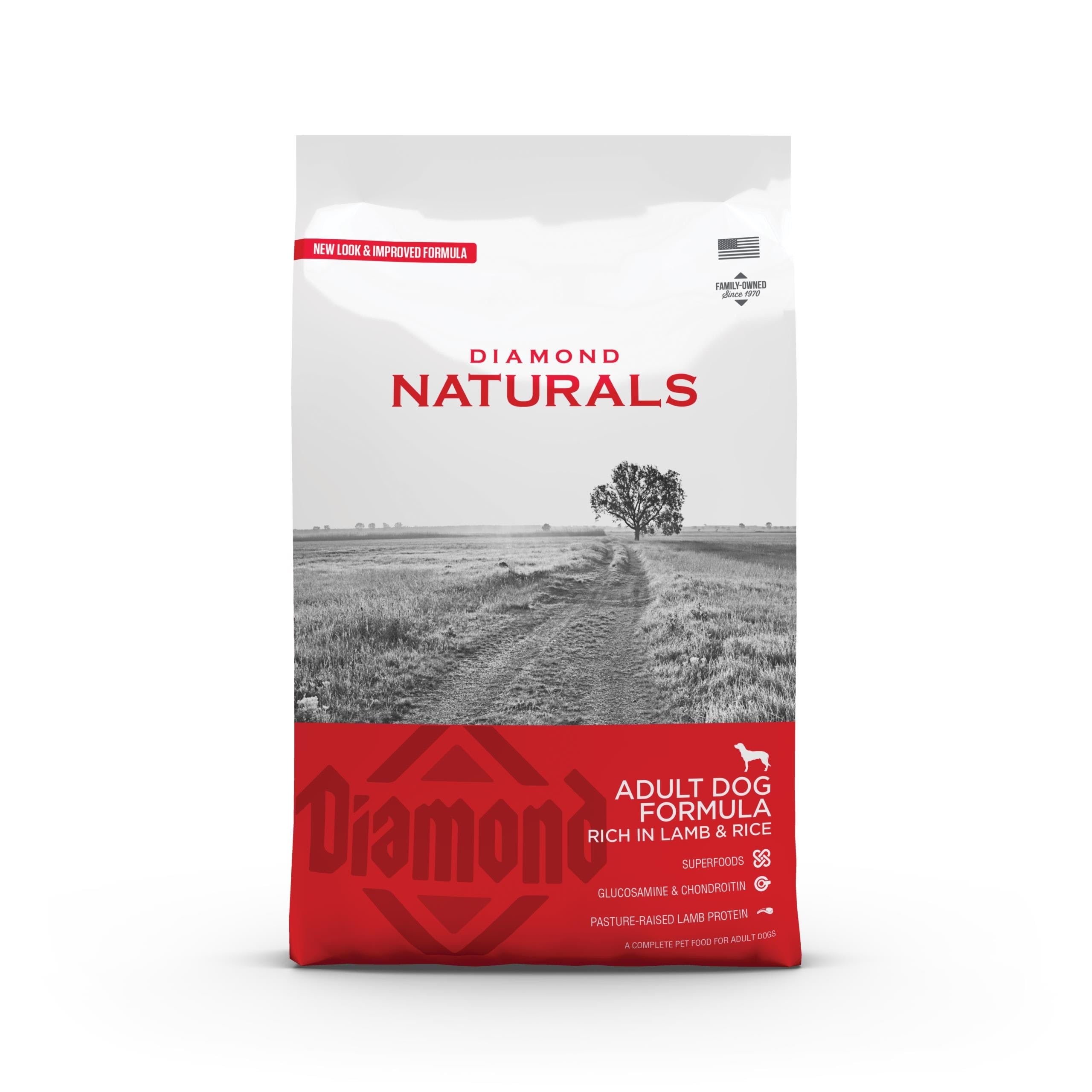 Diamond naturals Adult Dog Lamb & Rice 15kg Hundeudstyr 170202