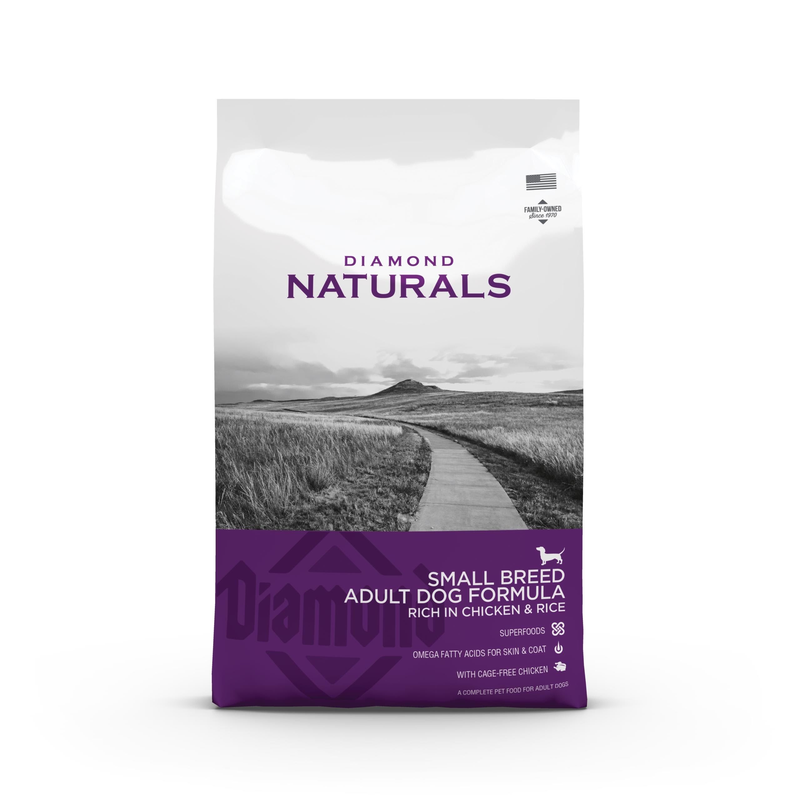 Diamond naturals Small Breed Adult Dog Chicken & Rice 2kg Hundeudstyr 170600