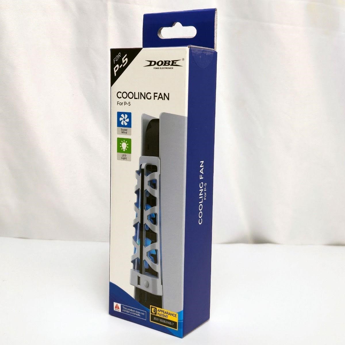 Dobe Cooling fan for PS5 regular White - Wired Tilbehør til spillekonsol - Sony PlayStation 5 Spil Tilbehør 6972520255243