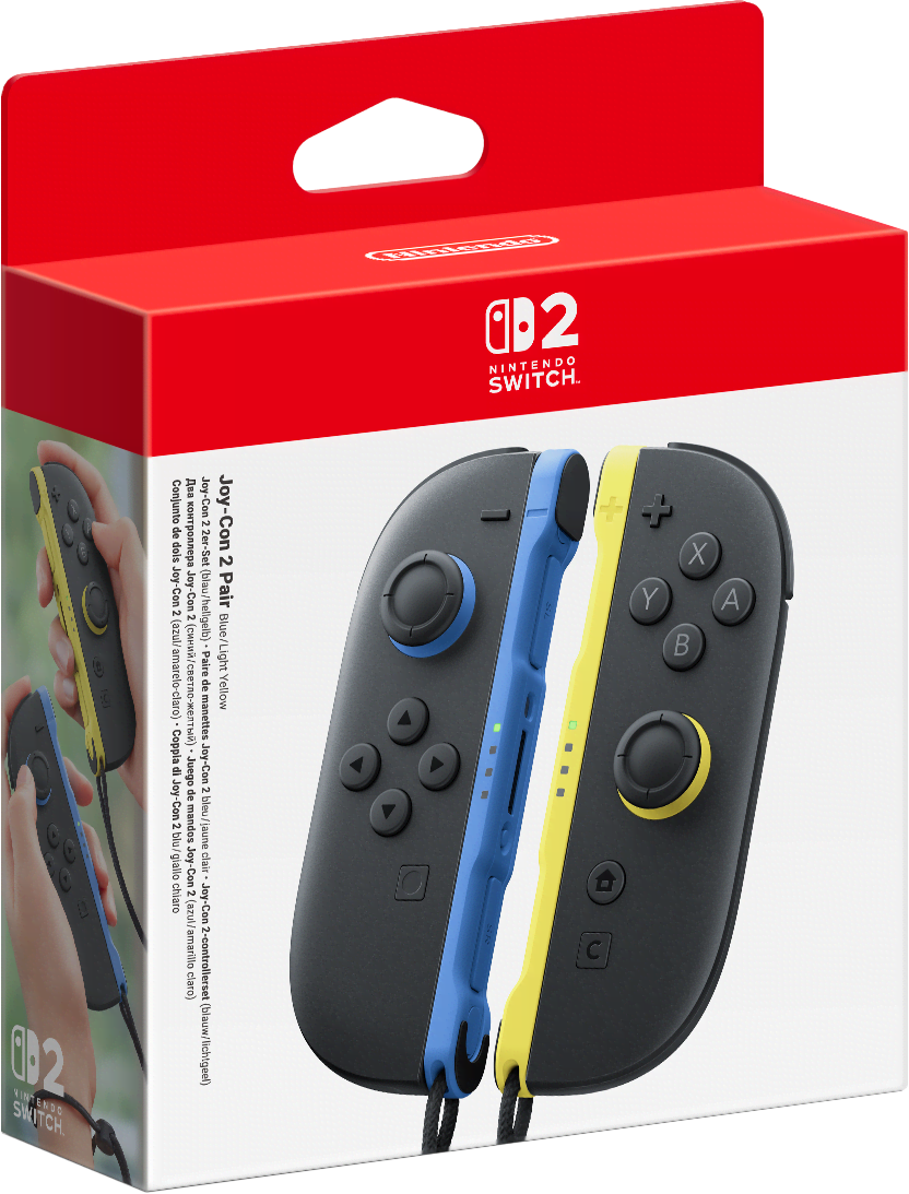 Nintendo Joy-Con 2 Pair Blue/Light Yellow - Nintendo Switch 2 Spil Tilbehør 0045496321857