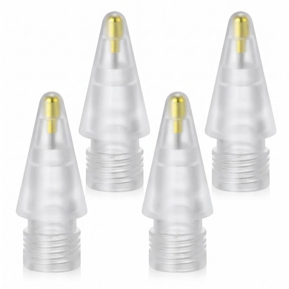 Tech-Protect Stylus Tips 4-Pack Interchangeable Tips for Apple Pencil - Transparent Mobil Tilbehør 5906302323968