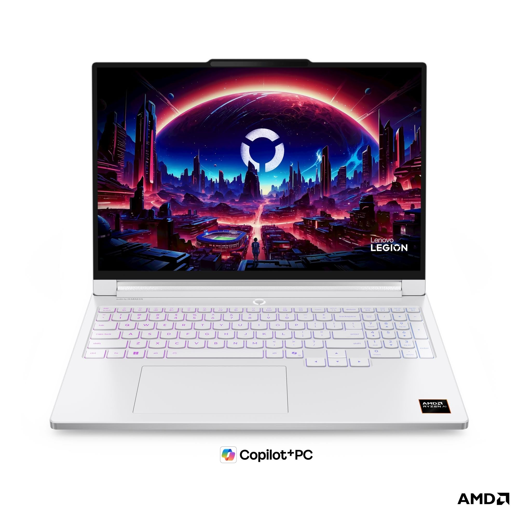 Lenovo Legion 7 - 16" | RTX 5070 | Ryzen A | 64GB | 1TB Bærbar Hvid 83Q80023MX