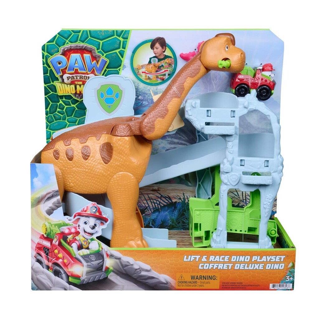Paw Patrol Movie 3 Dino Pup Squad Lift & Race Legesæt 97231 / 6075941