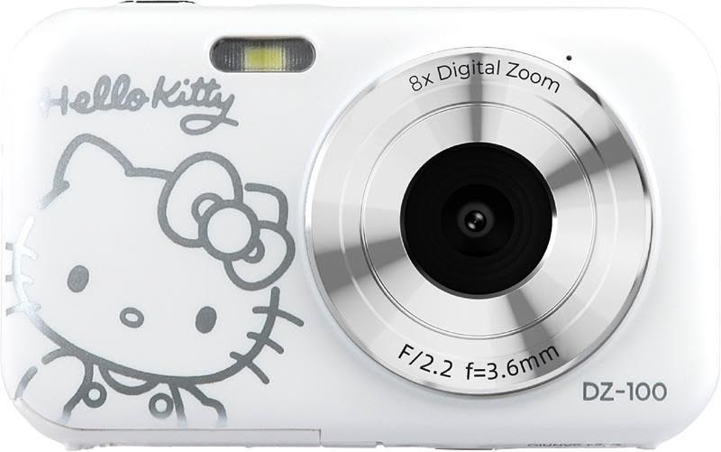 Yashica x Hello Kitty Digital Camera DZ-100 - White Kamera Hvid YAS-DZ10HKP-WH