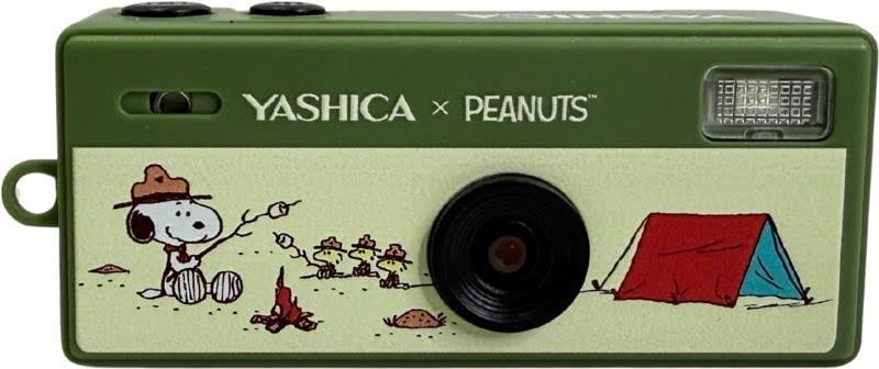 Yashica Funtastic Keychain Camera - Snoopy's Summit Kamera Grøn YAS-FASMNC-P1