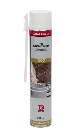 Dana Lim Brøndskum 597 PU 750ml m/dyse Fugning Taetning Og Lim 7616